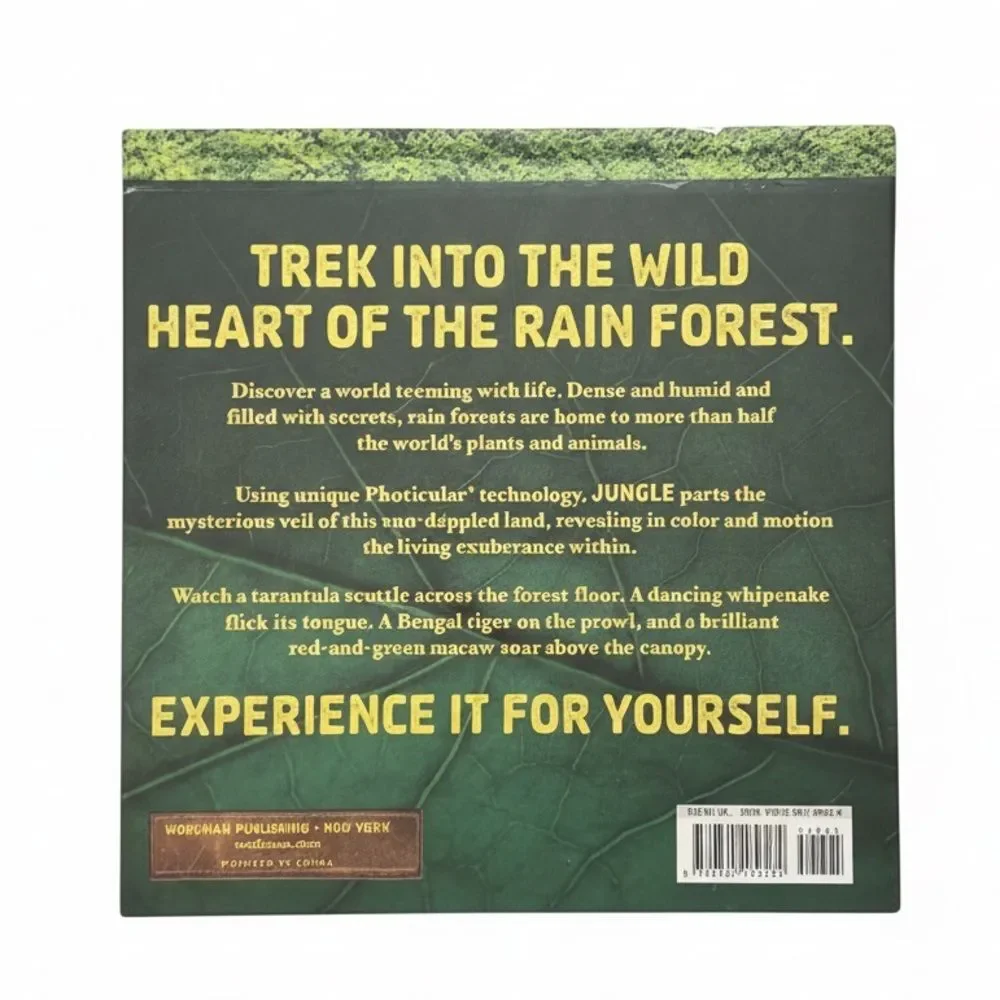 Jungle: A Photicular Book Kids Animal Book by Dan Kainen and Kathy Wollard.